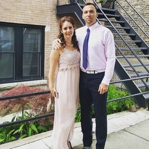 Maurice’s blush pink maxi dress